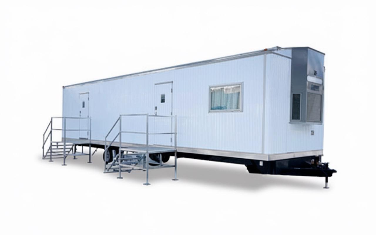 our office trailers can be relocated to a different site as needed